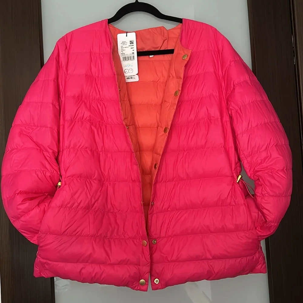 Escada reversible down jacket winter sun color size 46 - Picture 5 of 7